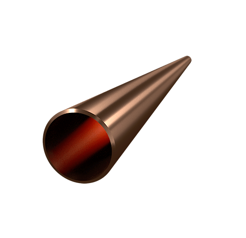 Tubo de cobre rigida 1 5/8 pulg por metro