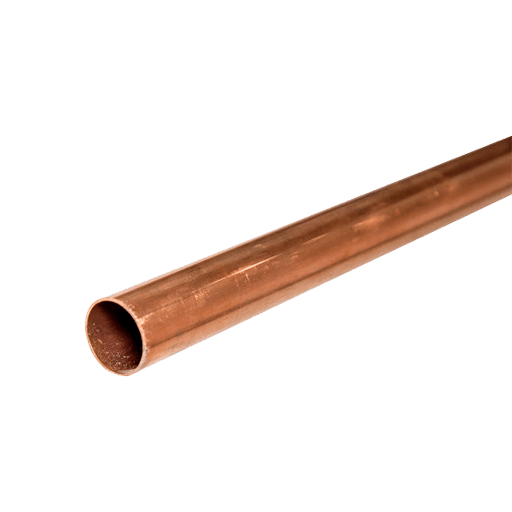 Tubo de cobre rigida 2 5/8 pulg por metro