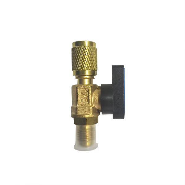 Straight valve 1/4 SAE for refrigeration hose RGC