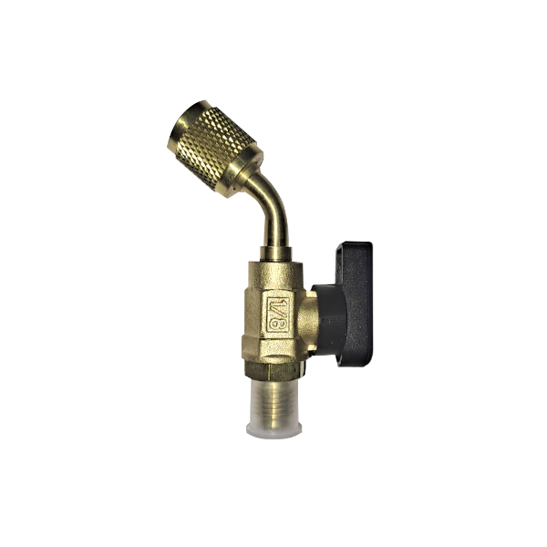 45° valve 1/4 SAE for refrigeration hose RGC