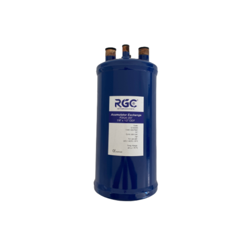 Suction accumulator heat exchanger  1-1/8 x 5/8 inch ODF FDQE-208 RGC