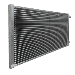 Condensador flujo paralelo 12x25 pulg x 20 mm aluminio