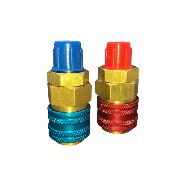 High and low quick connector R-134a 1/4 inch RGC