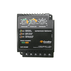 Protector electronico a/a 220v gst-r220p exceline trifasico