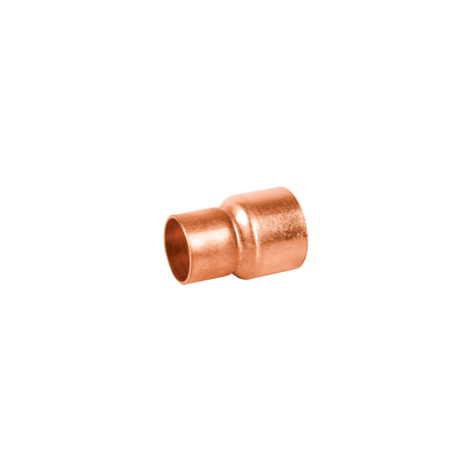 Copper coupling reducing 1-3/8 - 1-1/8 in
