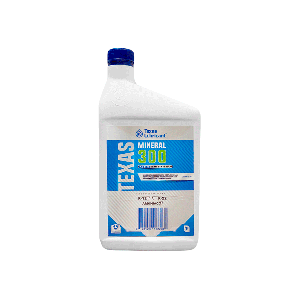 Aceite mineral ISO68 SUS300 1 lts R-22 TEXAS