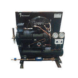 Unidad condensadora semi-sellada 3 hp r-404 220v ph3 b-b para valvula kielmann con proteccion