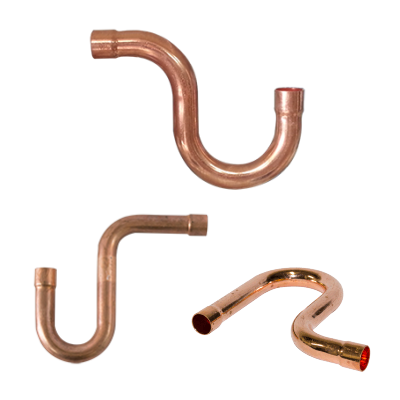 Conexiones de cobre y bronce / Trampas