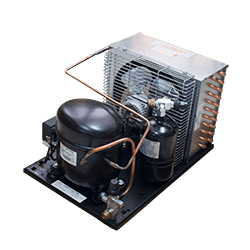 [15500085] Unidad condensadora sellada 1/2 HP 2.996 BTU R-404a R-22 220V con receptor liquido LBP CUBIGEL CMPT14Lf3N