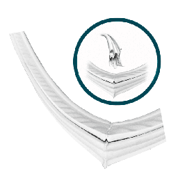 [12260015] Empacadura para nevera angulo con iman 80 x 140 cm blanca