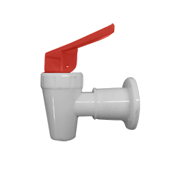 [12650005] valvula tipo grifo para bebedero de agua con botellon plastica roja