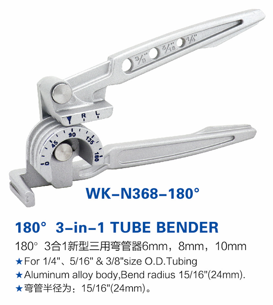 Dobla tubo palanca multiple 1/4 - 5/16 - 3/8 pulg 180° DSZH
