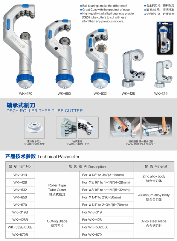 Manometro completo R-410A R-404A R-22 con cortatubo, abocinador y expansor WK-8P DSZH