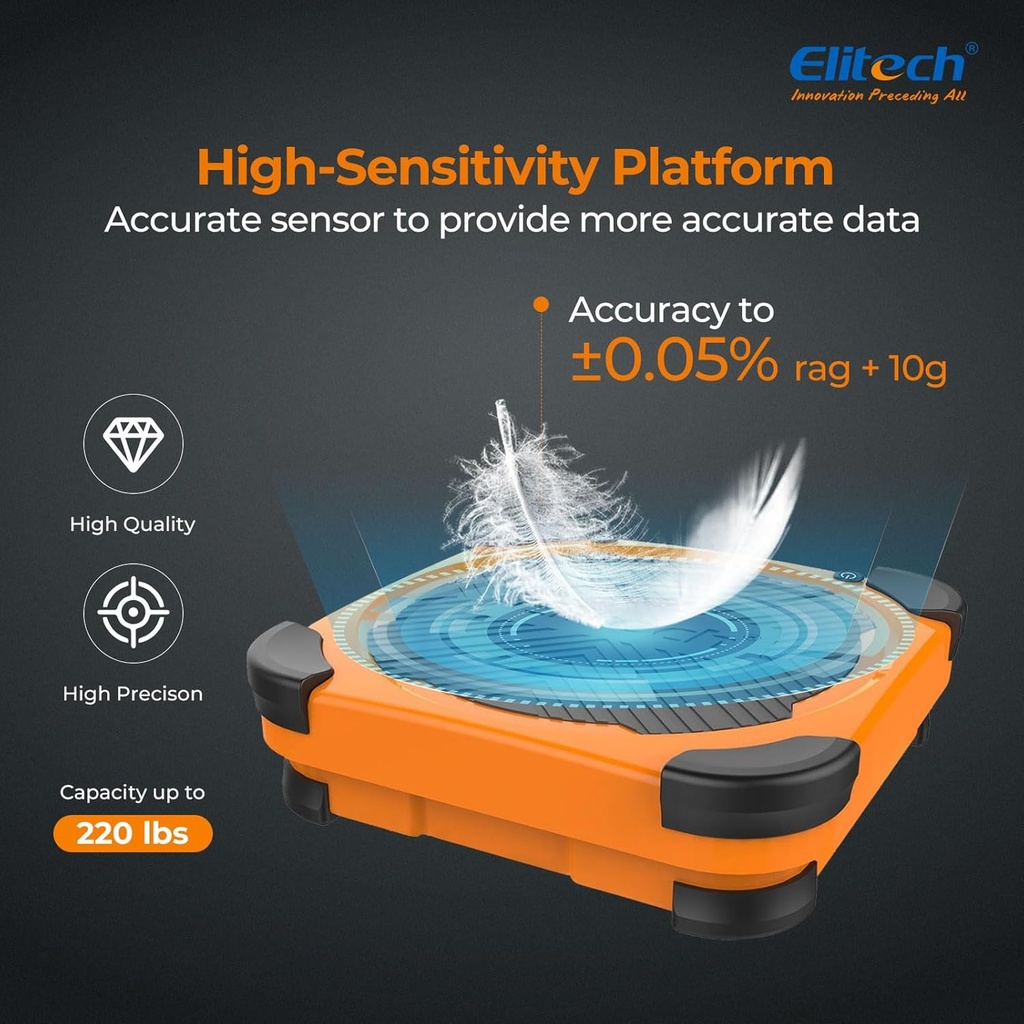Balanza electrica programable con solenoide 100Kg ELITECH