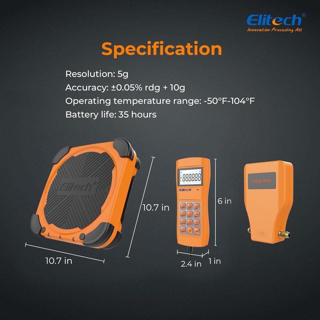 Balanza electrica programable con solenoide 100Kg ELITECH