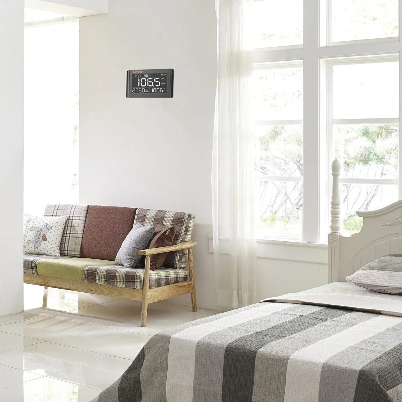 Medidor de calidad de aire Temperatura-Humedad-C02-PM2.5-PM10 ELITECH