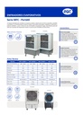 Enfriador evaporativo 100 - 150m² 110V 150 Lts MFC12000E-3 RGC
