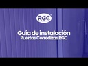 Puerta corrediza derecha 200 x 120 cm marco 213 x 146 cm RGC