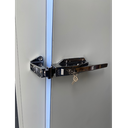 Puerta batiente 90 x 190 cm marco 120 x 220 cm con resistencia RGC