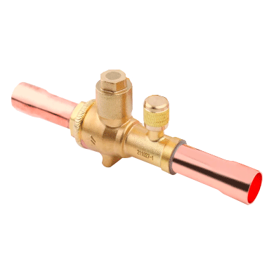 Ball valve ODF 1-3/8 in with access valve HONGSEN