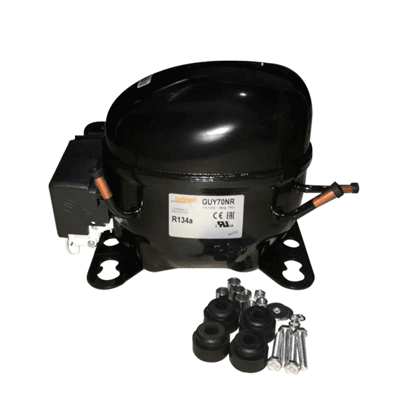 Compresor CUBIGEL 1/4 HP 786 BTU/h R-134a 110V  LMBP GUY70NRc