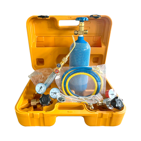 Equipo para soldar portatil con bombonas y estuche plastico RGC-1411
