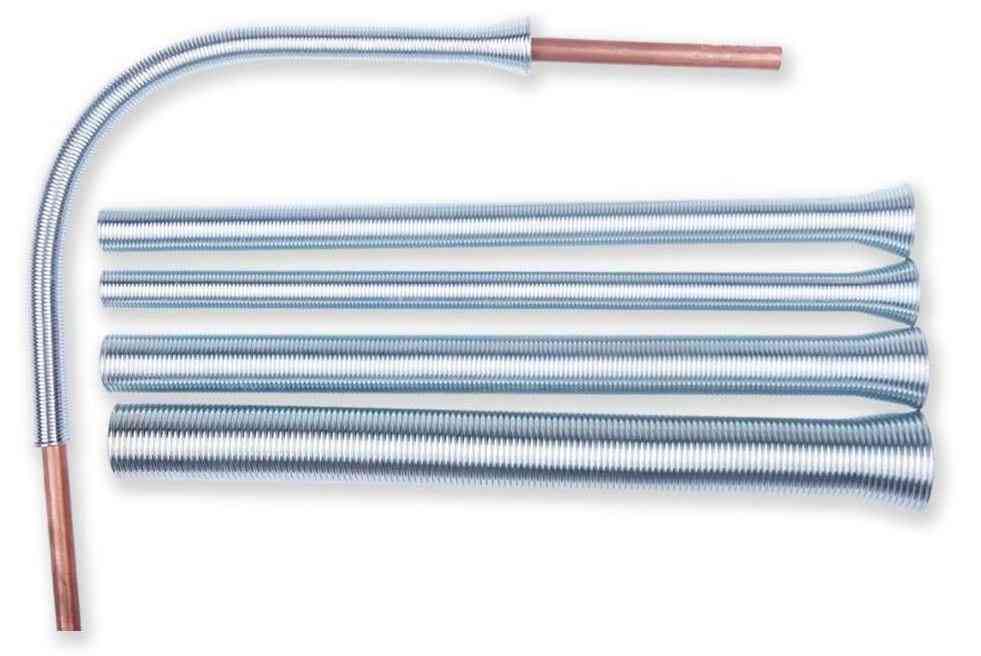 Tubing bender spring Set 1/4 - 5/16 - 3/8 - 1/2 - 5/8 inch