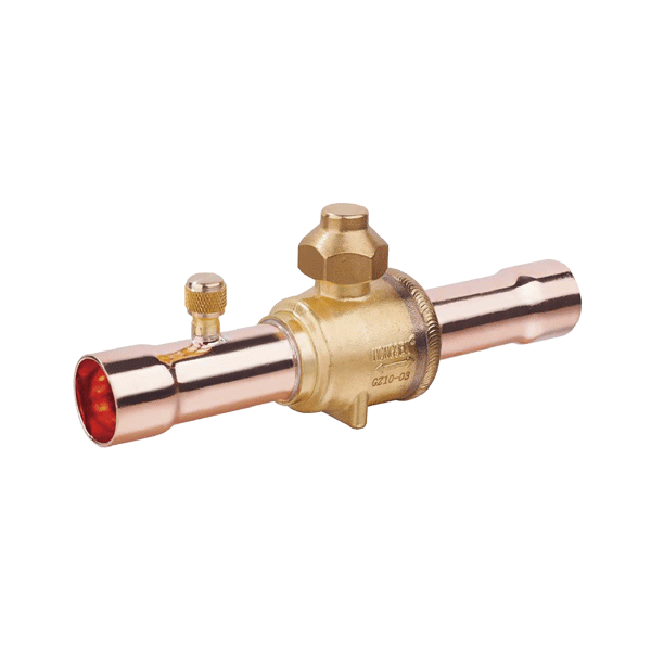 Ball valve ODF 1-1/8 in with access valve RGC