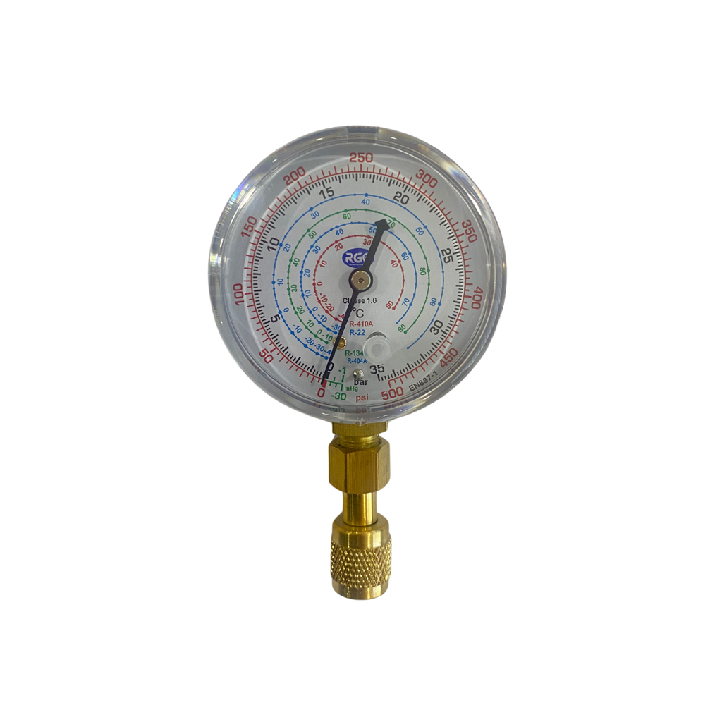 Single Gauge R-134a R-404A R-22 female connector 1/4 inch RGC