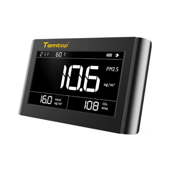 Medidor de calidad de aire Temperatura-Humedad-C02-PM2.5-PM10 ELITECH