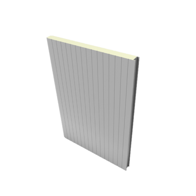 Panel de poliuretano 80 mm 2.4 x 1 mts 38kg/m3 con certificacion Europea