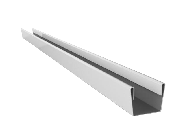 Perfil tipo U para panel 100 mm 3 mts METECNO