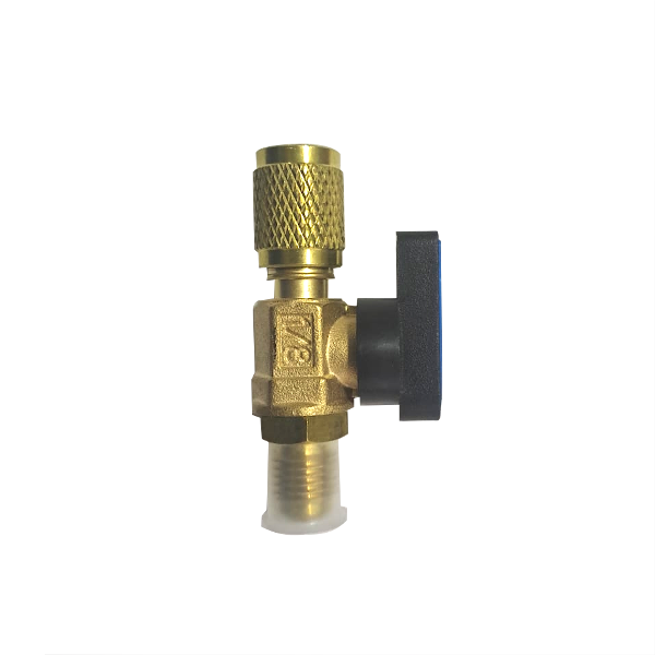 valvula de paso recta para maguera de manometro 1/4" RGC