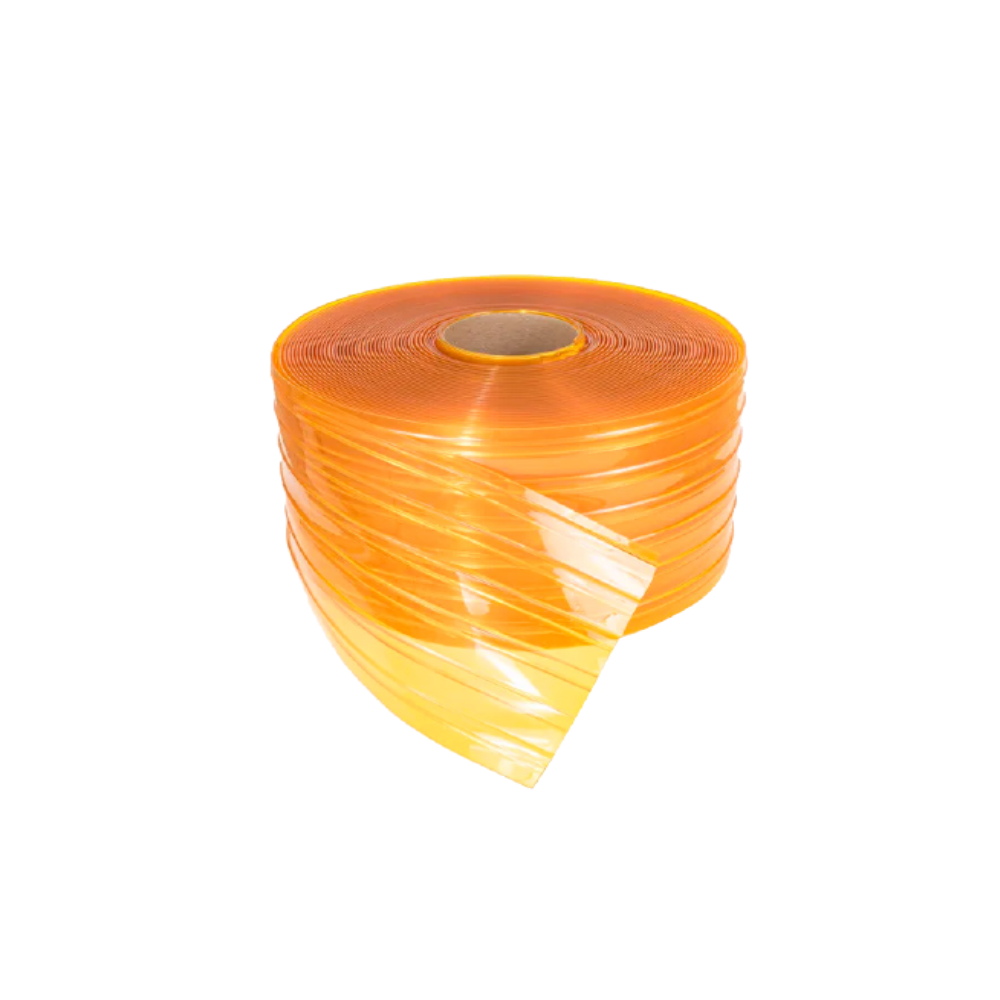 Cortina Anti-Insectos PvC para cava cuarto -30°+50°c rollo 50 mts 200mm 2mm RGC 