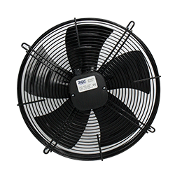 Extractor axial 14 pulg 350mm 220V PH3 1550 R.P.M. metalico RGC