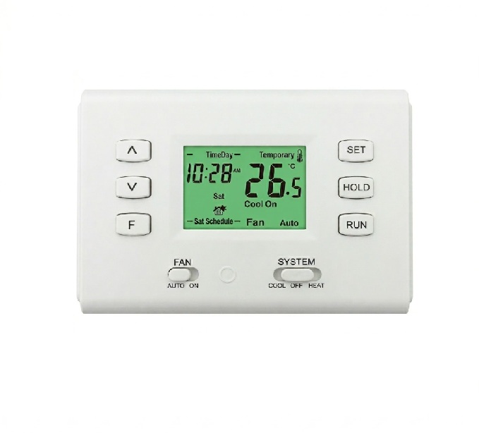 Termostato A/A ambiental 2 etapas programable 5+2 TA-HZ03 24VAC 50/60Hz RGC