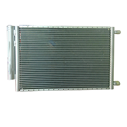 Condensador flujo paralelo 14x20 pulg x 20 mm aluminio con filtro