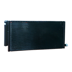 Condensador flujo paralelo 12x24 pulg x 20 mm aluminio con filtro