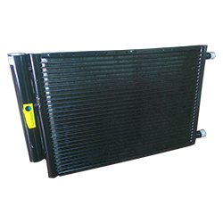 Condensador flujo paralelo 12x18 pulg x 20 mm aluminio con filtro