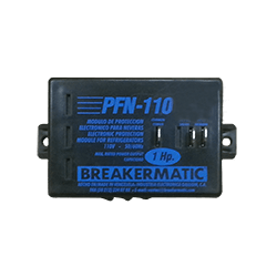 Protector electronico refrigeracion 110V PFN-110/30a 1 HP BREAKERMATIC