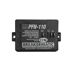 Protector electronico refrigeracion 110V PFN110-15a 15 AMP 1/2 HP BREAKERMATIC
