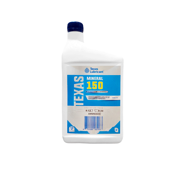 Aceite mineral ISO32 SUS150 1 lts R-22 TEXAS