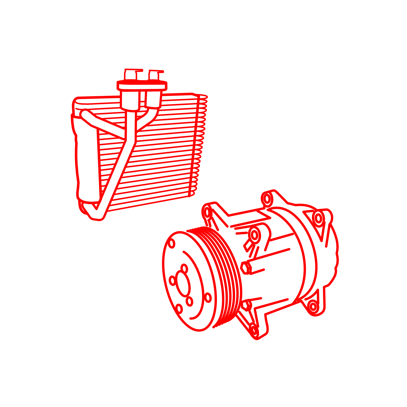 Automotive A/C Parts