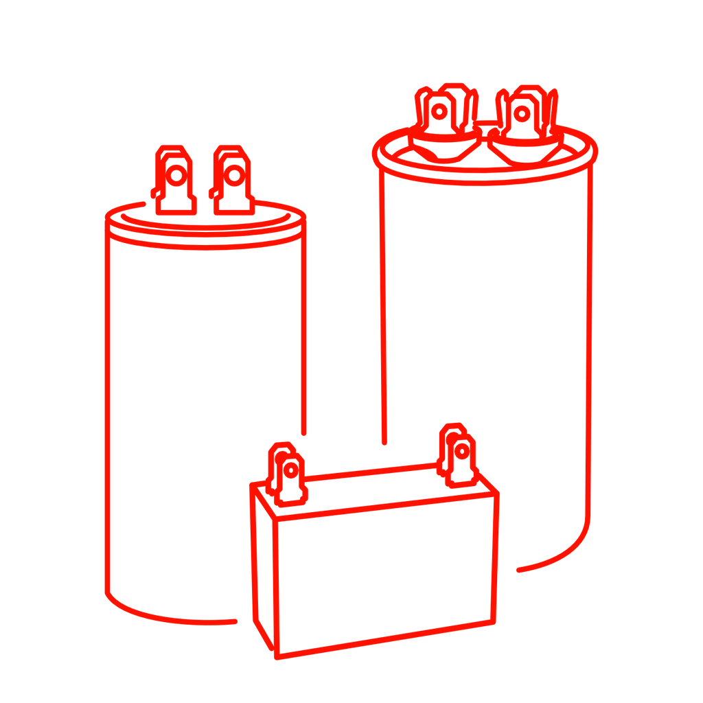 Partes electricas de refrigeracion / Capacitores 