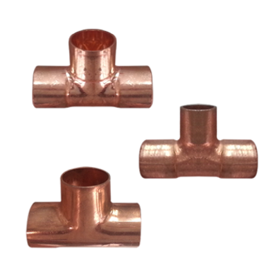 Conexiones de cobre y bronce / Tee soldable