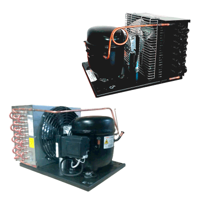 Unidades condensadoras y chasis de refrigeración / Unidades condensadoras con compresor domestico