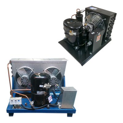 Unidades condensadoras y chasis de refrigeración / Unidades condensadoras con compresores comerciales sellados
