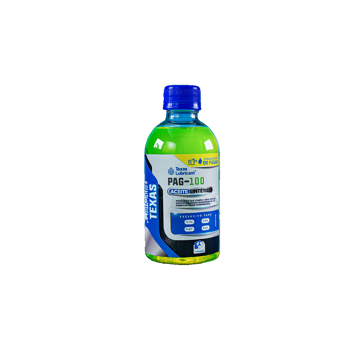 [12100103] Aceite polialquilenglicol 8oz con Uv R-134a PAG-100 20 x caja TEXAS