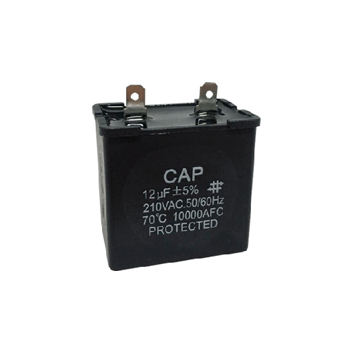 [10170010] Capacitor de marcha 12 MFD 250V RGC para kit de arranque nevera