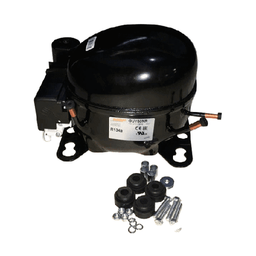 [14090005] Compresor CUBIGEL 1/5 HP 738 BTU/h R-134a 110V LMBP GUY60NRc